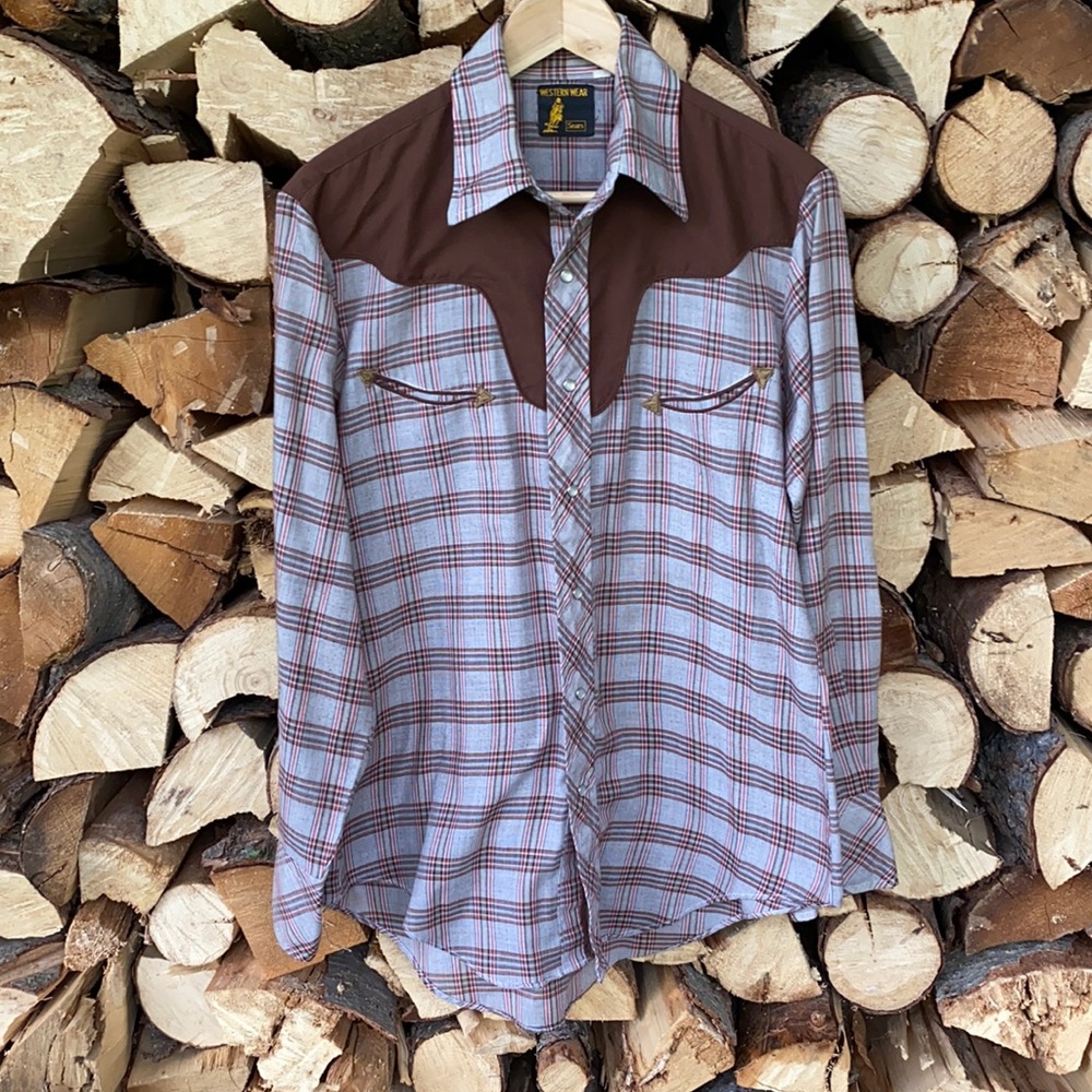 Vintage Sear Western Wear Pearl Snap Shirt